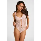 Hunkemoller Eleanora Body - Pink - L