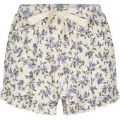 Hunkemoller Short Jersey Ruffle Print - Cream - S