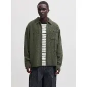 Jack & jones Jjaustin Waffle Shirt Ls - Khaki green - M