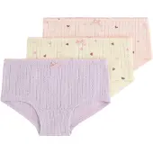 Lindex 3-Pack Hipster Briefs - Pink - 98/104