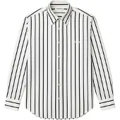 Prohibited Reverse Dress Shirt - White - S