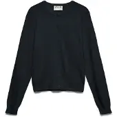 Vero Moda Awcara Ls O-Neck Wool Cardigan Noos - Black - XS