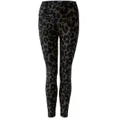 OUI Leggingsit tummanruskea / musta