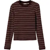 Noella N-Mykel Ls Top - Burgundy - XS