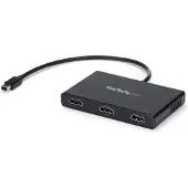 StarTech.com Videon/audio jakaja - - MSTMDP123HD - Mini DisplayPort 3x HDMI - MST-hub - Musta