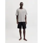 Jack & jones Lyhyt pyjama 'JACEverest' harmaa / musta