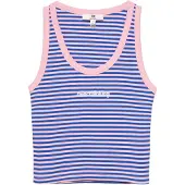 Pull&Bear Toppi 'PACIFIC' sininen / roosa / valkoinen
