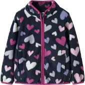 Name it Nmfmeeko Fleece Jacket Aop2 Noos - Navy - 92