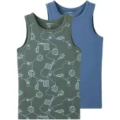 Name it Nkmtank Top 2P Kick Off Noos - Khaki green - 98