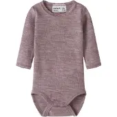 Name it Nbfwang Wool Needle Ls Body Solid Noos - Pink - 74