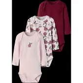 Name it Potkuhousut/body kuusi / roosa / viininpunainen / offwhite