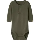 Name it Nbmohoney Ls Body - Khaki green - 80