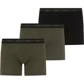 HUGO Bokserishortsit khaki / musta