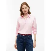 Tommy Hilfiger Poplin Regular Shirt - Pink - 38