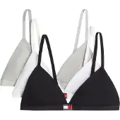 Tommy Hilfiger Underwear Rintaliivi meleerattu harmaa / musta / valkoinen