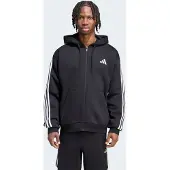 Adidas 3 Stripes Fleece Kokovetoketjullinen Collegepaita