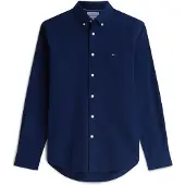 Tommy Hilfiger Flex Flannel Solid Rf Shirt - Navy - M
