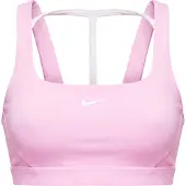 Nike Urheilurintaliivit vaaleabeige / valkoinen
