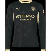 Puma Manchester City Away Jersey Replica 26/27 Ls - Black - XXL