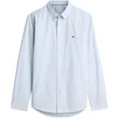 Tommy Hilfiger Flex Hairline Poplin Rf Shirt - Blue - XXL