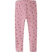 Name it Leggingsit 'NMFVIVIAN' pastellinvioletti / karmiininpunaine