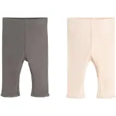 Cool Club Leggingsit tummanharmaa / pastellinpinkki