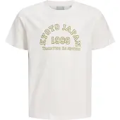 Jack & Jones Kids Paita 'JXMERLE' khaki / valkoinen