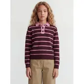 Jack & Jones Kids Kids Jxruby Polo Neck Knit Sn Grl - Burgundy - 128