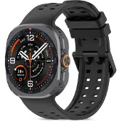 TechProtection -silikonihihna Samsung Galaxy Watch Ultra 47 mm:lle – musta
