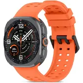 TechProtection Silicone Air Strap for Samsung Galaxy Watch Ultra/Ultra2 47mm - Orange