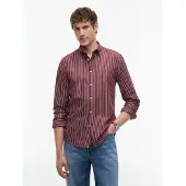 Tommy Hilfiger Paita 'Flex' karmiininpunaine / valkoinen