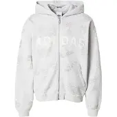 Adidas Originals Collegetakki 'AOA' tummanharmaa / meleerattu harmaa / offwhite