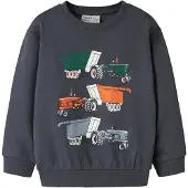 Name It Mini Collegepaita 'NMMVIMO' yönsininen / harmaa / kuusi / hummeri