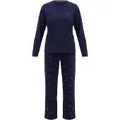 Tommy Hilfiger Underwear Pyjama laivastonsininen / punainen / valkoinen