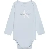 Calvin Klein Jeans Potkuhousut/body pastellinsininen / harmaa / valkoinen