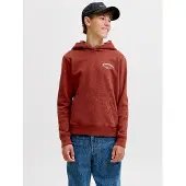 Jack & jones Junior Collegepaita 'JJEBrandes' punainen / musta / offwhite