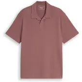 Tom Tailor Relaxed Structured Polo - Pink - S
