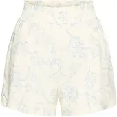 LASCANA Pyjamahousut ecru / vaaleansininen