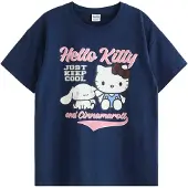 Lindex Hello Kitty T-Shirt - Navy - 134/140