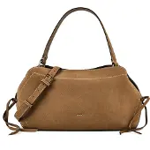 Abro Necessity Olkalaukku Nahka 40 cm Ruskea