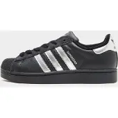 Adidas Originals Tennarit 'SUPERSTAR II' hopeanharmaa / musta