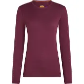 Icebreaker Women Merino 200 Oasis Ls Crewe - Burgundy - S