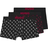 HUGO Bokserishortsit tulenpunainen / musta / valkoinen