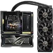 Asus ROG Crosshair X870E Edition 20 WiFi 7 AM5 E-ATX -emolevy + ROG RYUJIN 360 Edition 20 + ROG SLASH Hard Case Luggade Edition 20