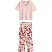 Next Pyjama roosa / ruosteenpunainen