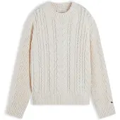 Tommy Hilfiger Villapaita Ivory Petal Ivory Petal 10 Y Valkoinen 10 vuotta Pojat, Tytöt