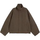 Weekday Wool-Blend Funnel Jacket - Grey - M