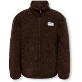 Kids Only Kogeva Life Teddy Jacket Cp Otw Noos - Brown - 146
