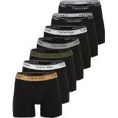 Calvin Klein Underwear Bokserishortsit vaaleanharmaa / oliivi / oranssi / musta