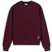 Tommy Hilfiger Collegepaita viininpunainen / valkoinen